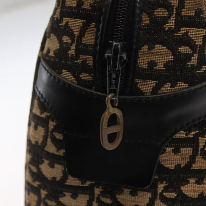 Christian Dior Vintage Trotter Romantique Boston Diorissimo Coated Canvas, Navy, Canvas, Shoulder Bag