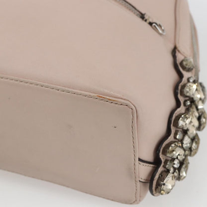 Fendi By The Way Leather, Beige, Leather, Backpack