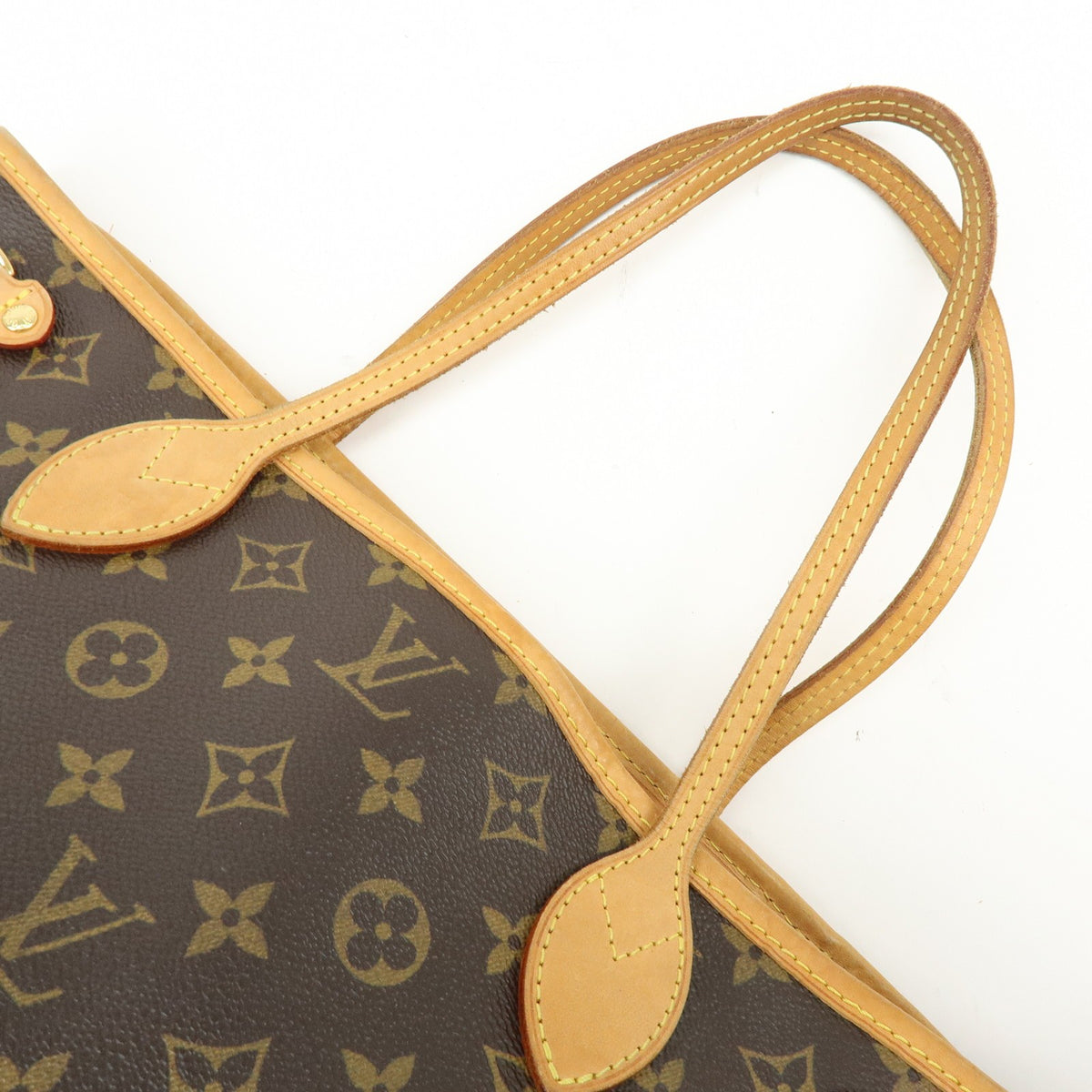Louis Vuitton Neverfull Monogram Canvas, Brown, Canvas, Tote Bag