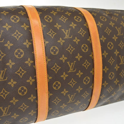 Louis Vuitton Keepall Bandouliere Monogram Canvas, Brown, Canvas, Travel Bag