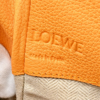 Loewe Hammock Leather, Orange, Leather, Handbag