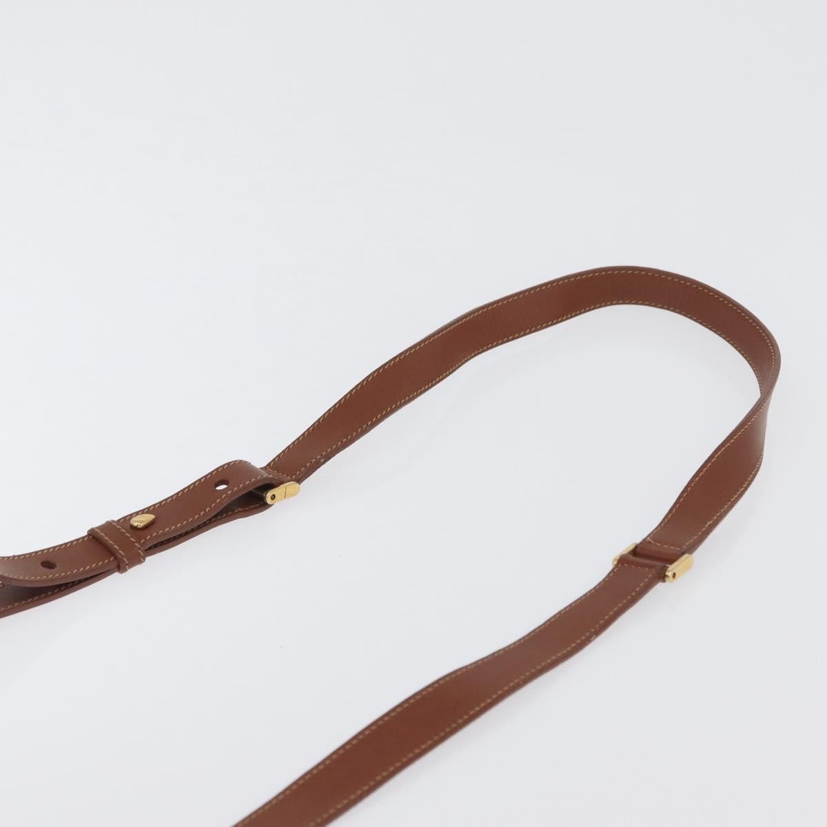 Gucci Vintage Leather, Brown, Leather, Handbag