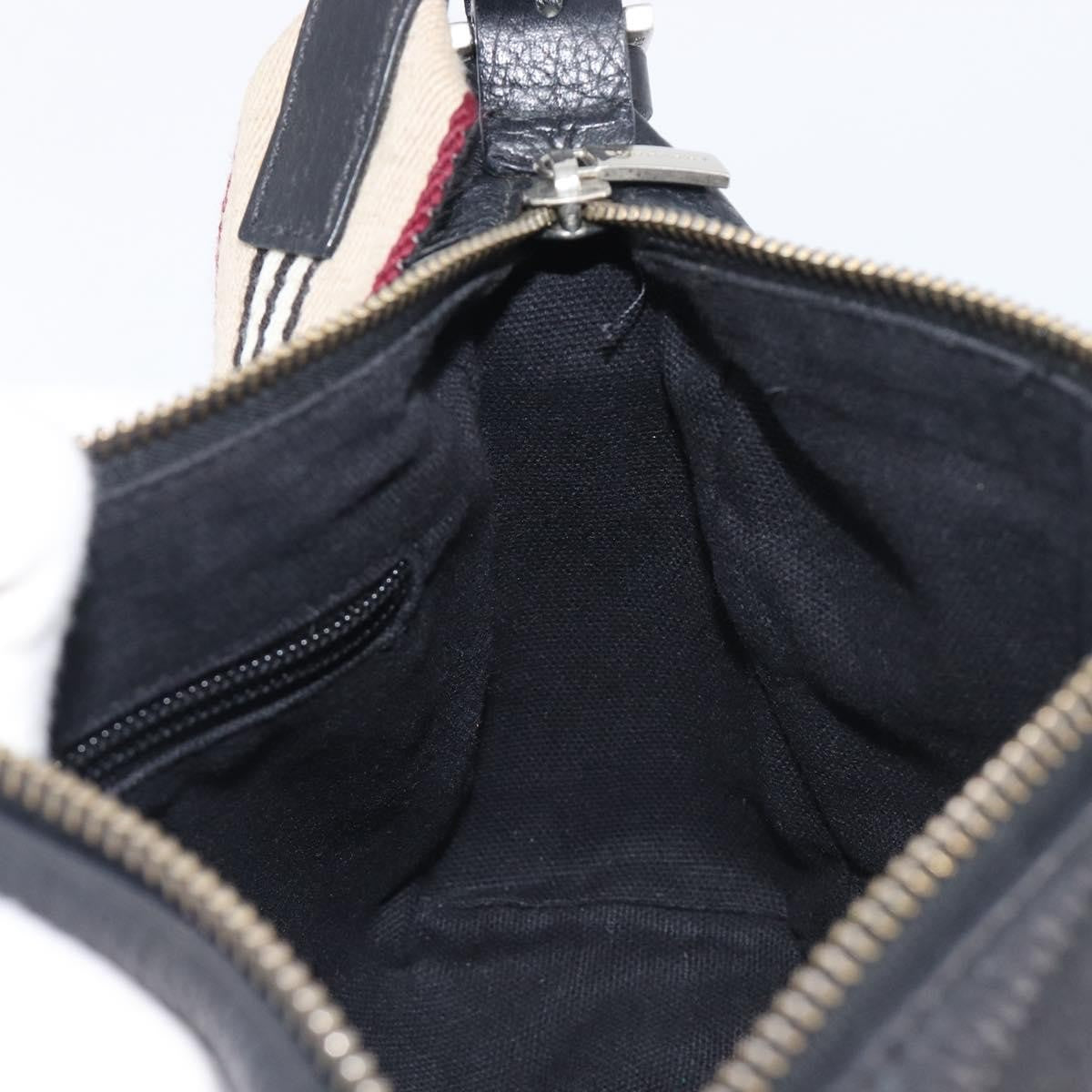 Burberry Shoulder Leather, Black, Leather, Shoulder Bag