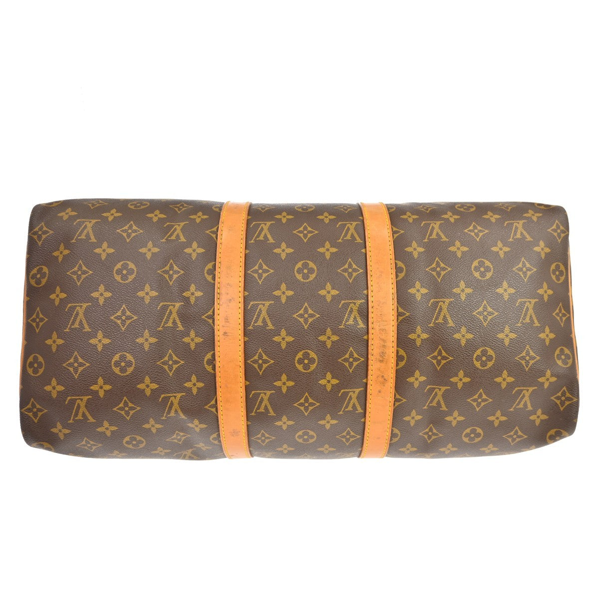 Louis Vuitton Keepall Monogram, Brown, Canvas, Travel Bag
