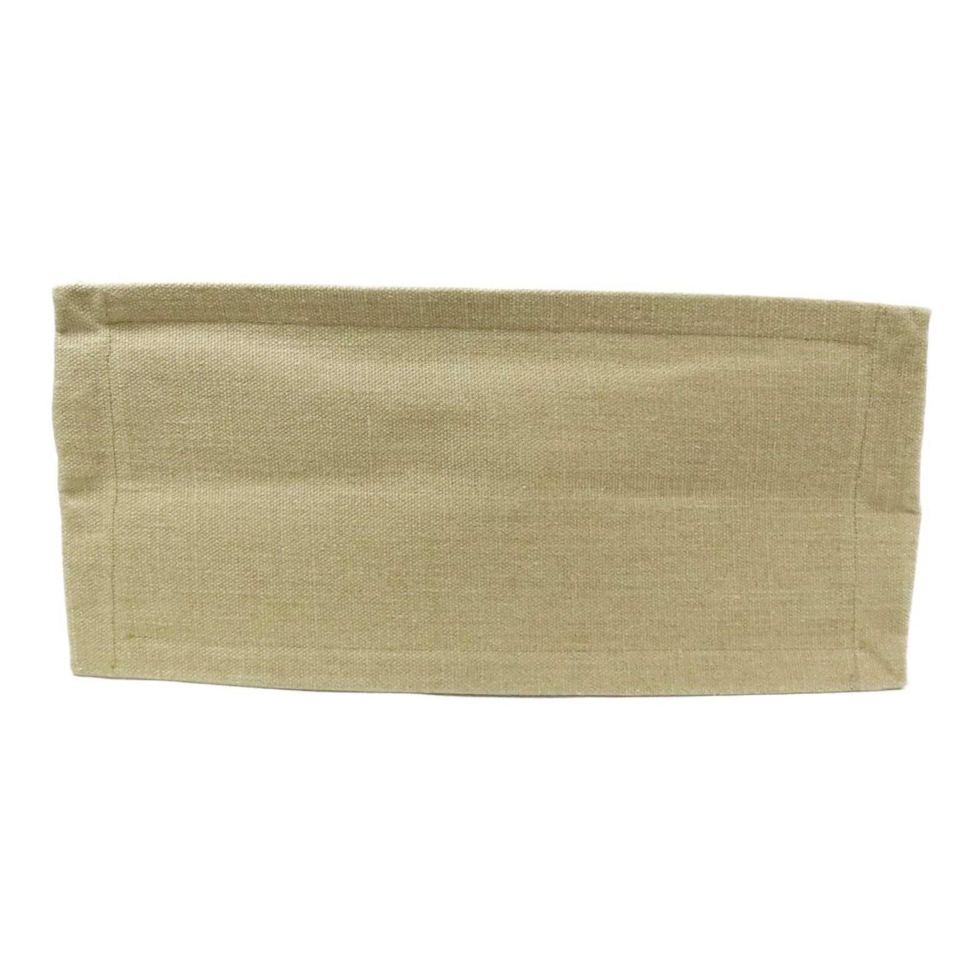 Saint Laurent Rive Gauche Shopper Tote Canvas, Beige, Canvas, Tote Bag