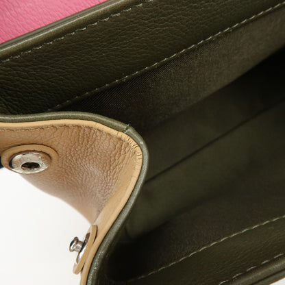 Louis Vuitton Lockme II Leather, Pink, Leather, Shoulder Bag