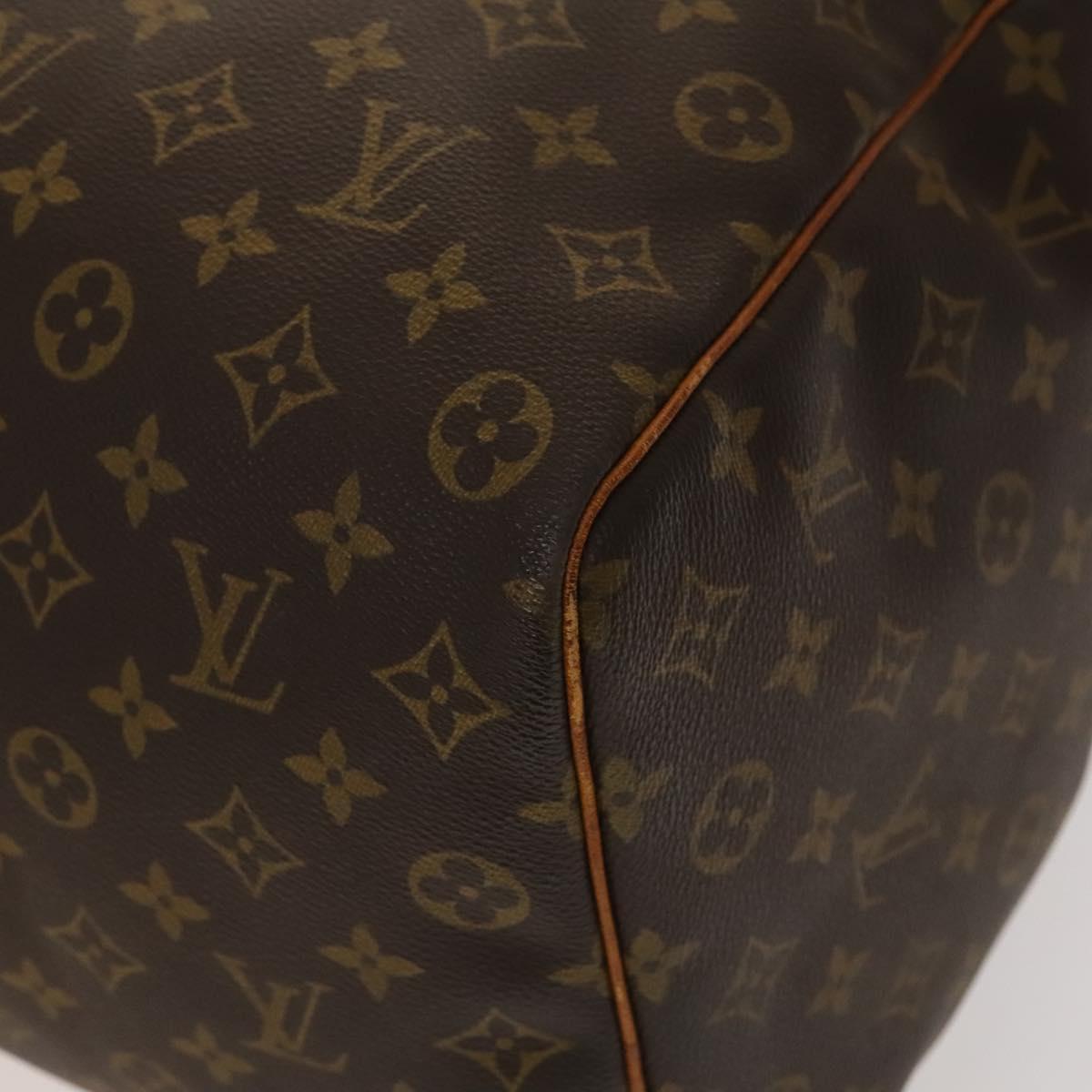 Louis Vuitton Keepall Bag Monogram Canvas, BROWN, CANVAS, Travel bag