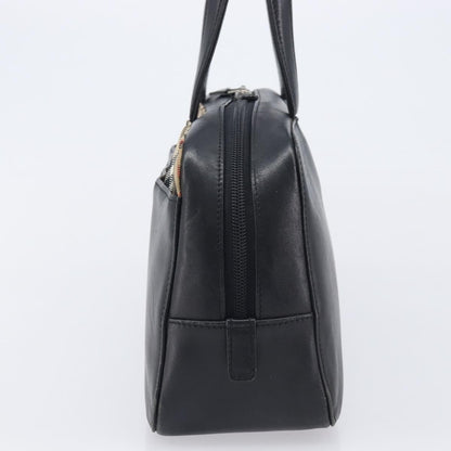 Burberry Nova Check Leather and Nylon, Black, Leather, Handbag