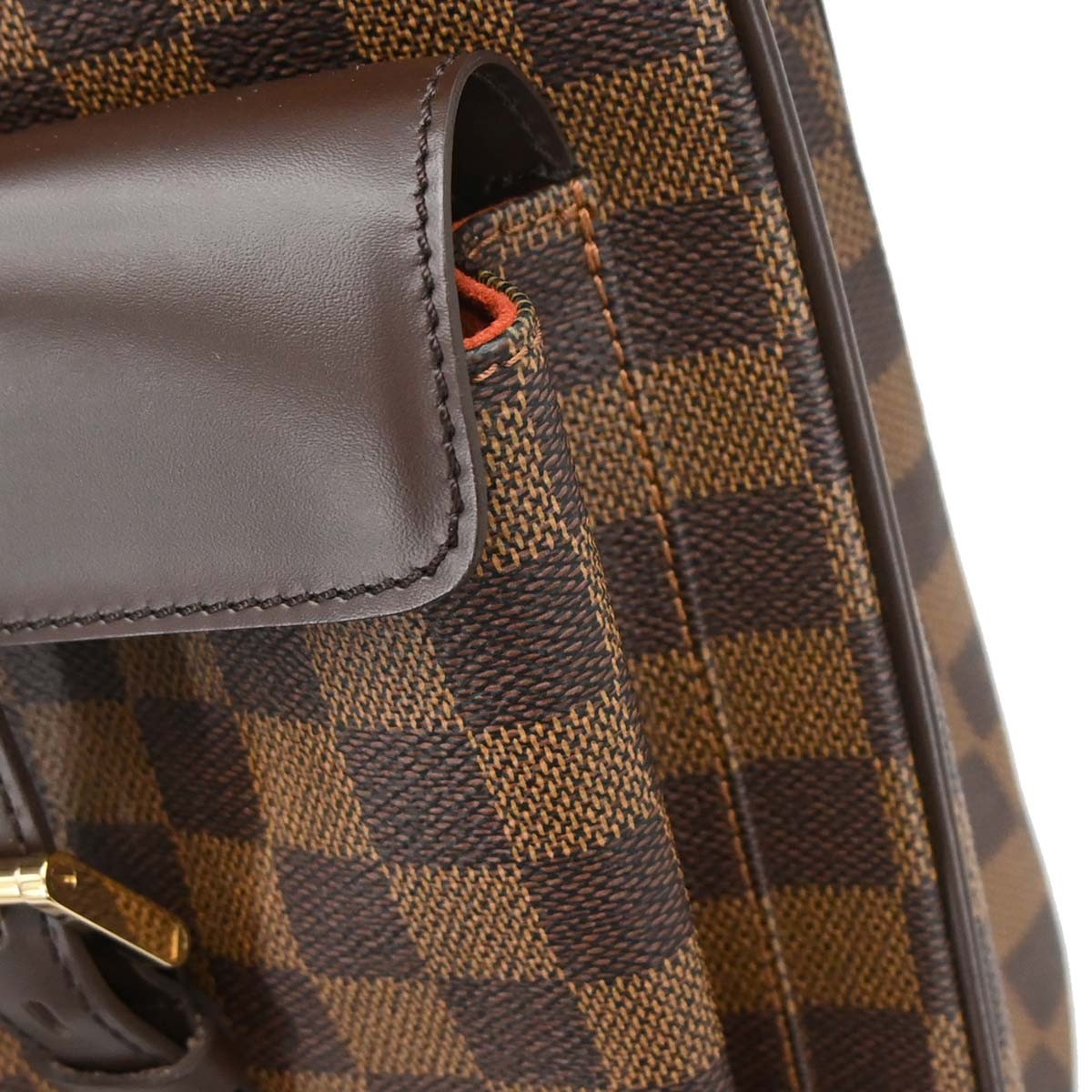 Louis Vuitton Uzes Damier Ebene, Brown, Canvas, Tote Bag