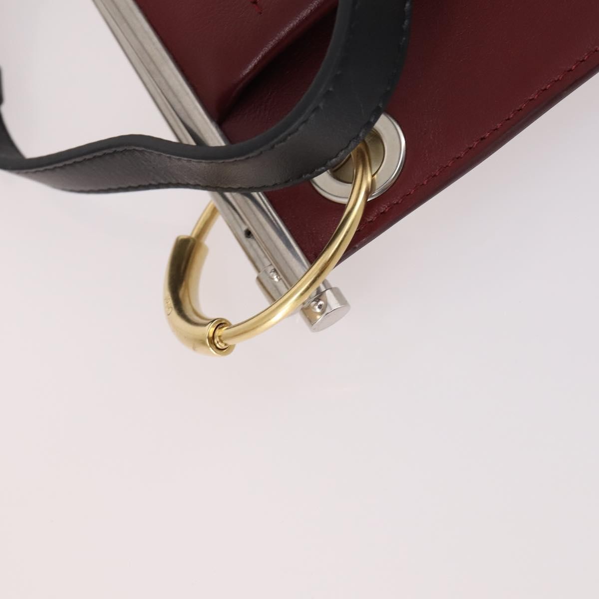 Chloe Roy Leather, Burgundy, Leather, Handbag