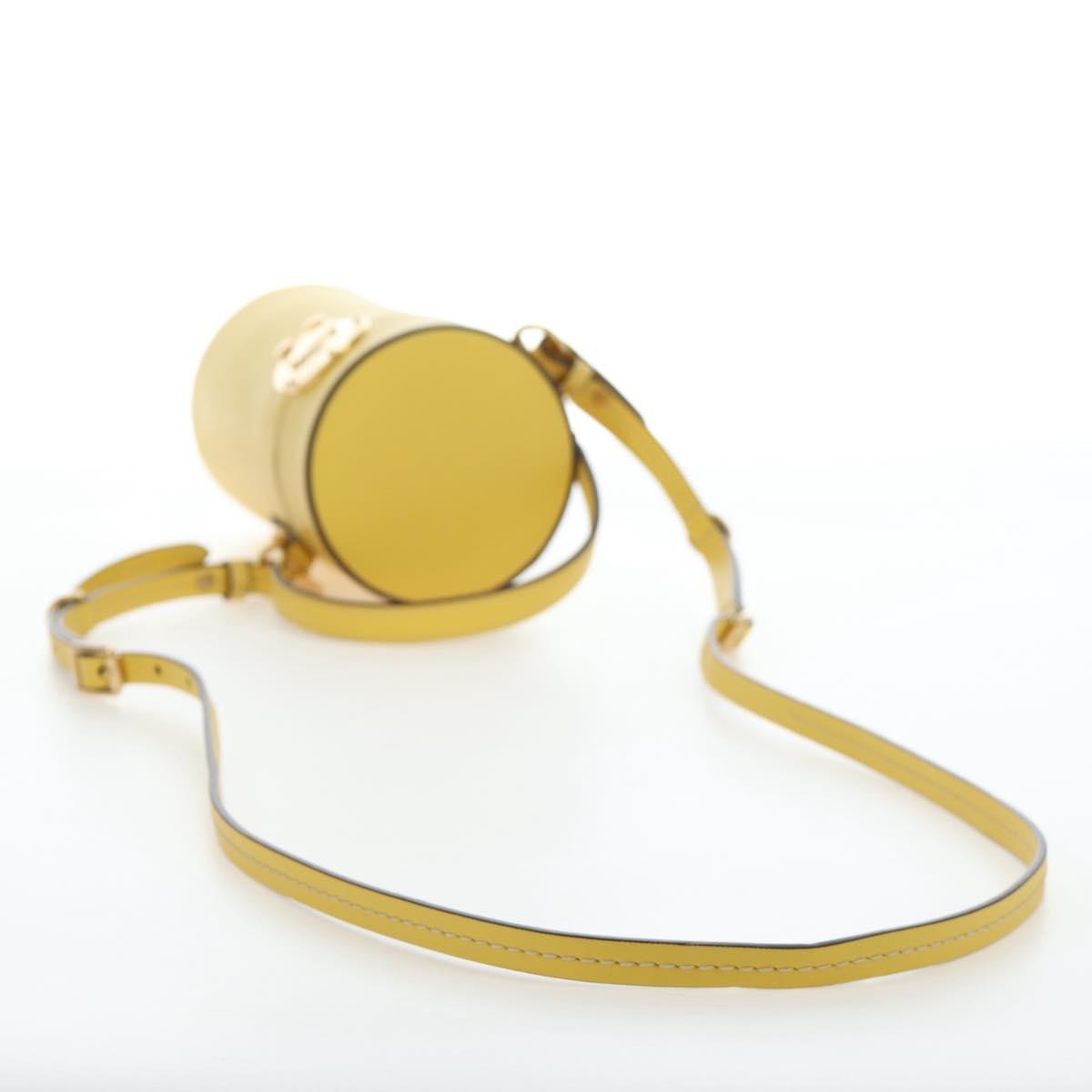 Miu Miu Vintage Leather, Yellow, Leather, Handbag