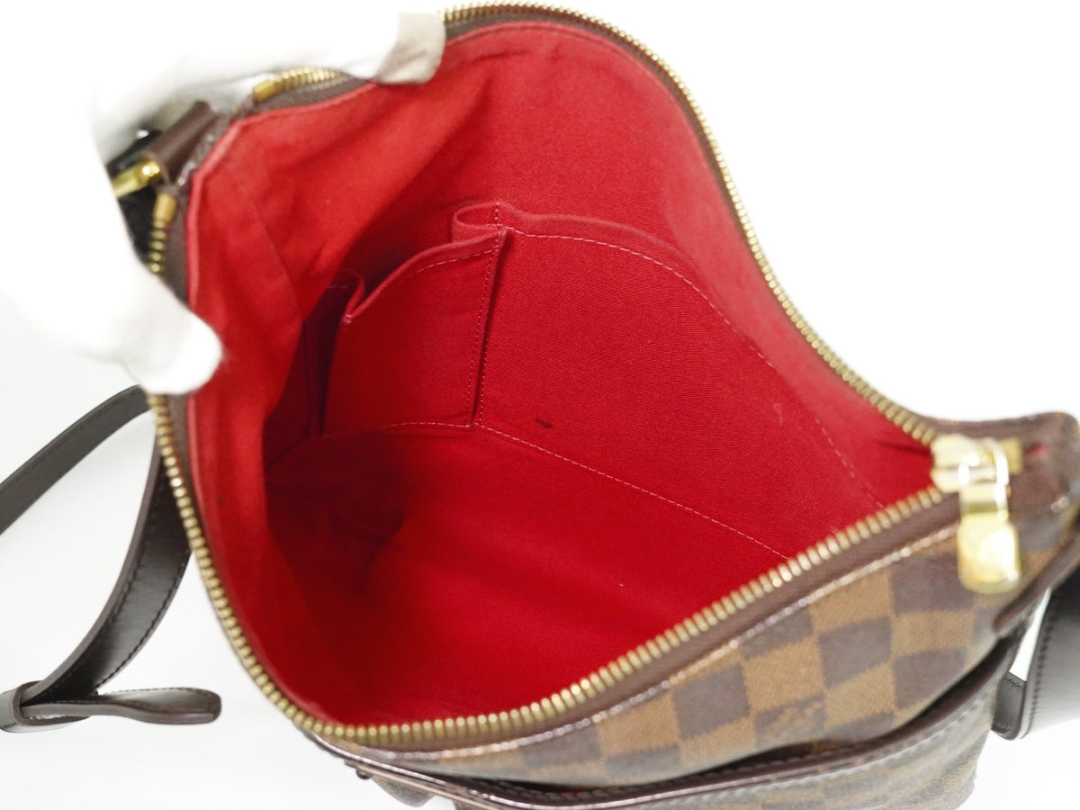 Louis Vuitton Bloomsbury Damier Ebene, Brown, Canvas, Shoulder Bag