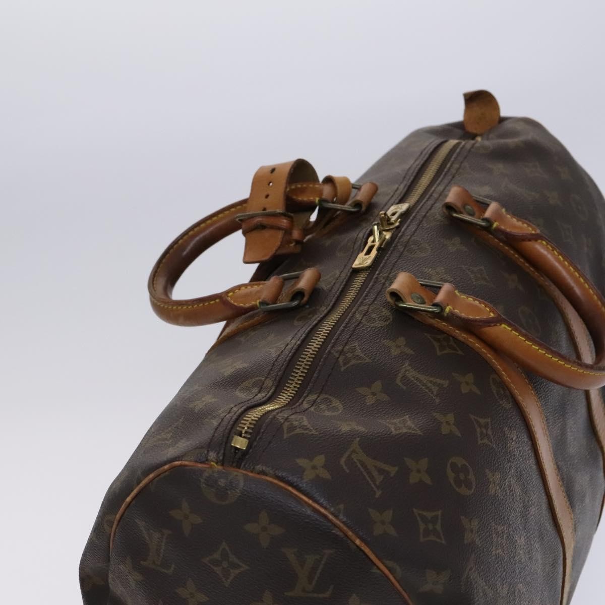 Louis Vuitton Keepall Monogram Canvas, Brown, Canvas, Travel Bag