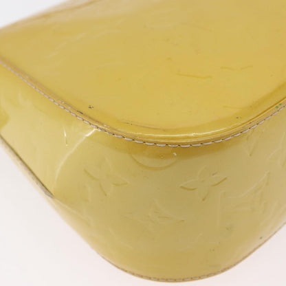 Louis Vuitton Bellflower Monogram Vernis, Yellow, Patent Leather, Shoulder Bag
