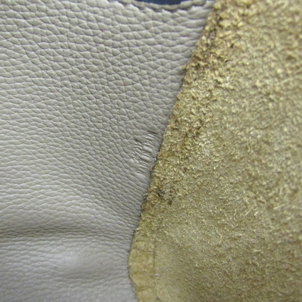 Loewe Hammock Nugget Leather, Beige, Leather, Handbag