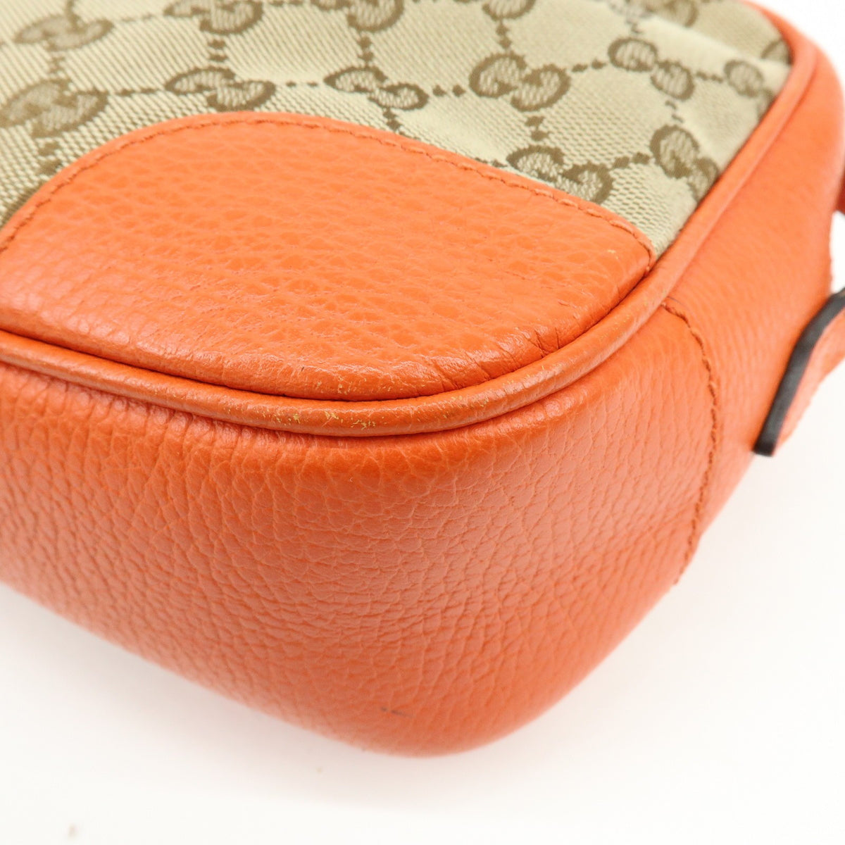 Gucci Bree Disco GG Canvas with Leather, Beige, Canvas, Crossbody Bag