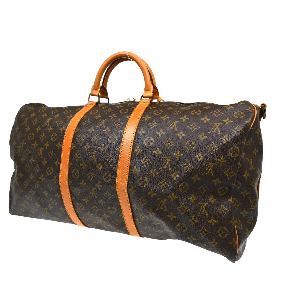 Louis Vuitton Keepall Bandouliere Monogram Canvas, Brown, Canvas, Travel Bag