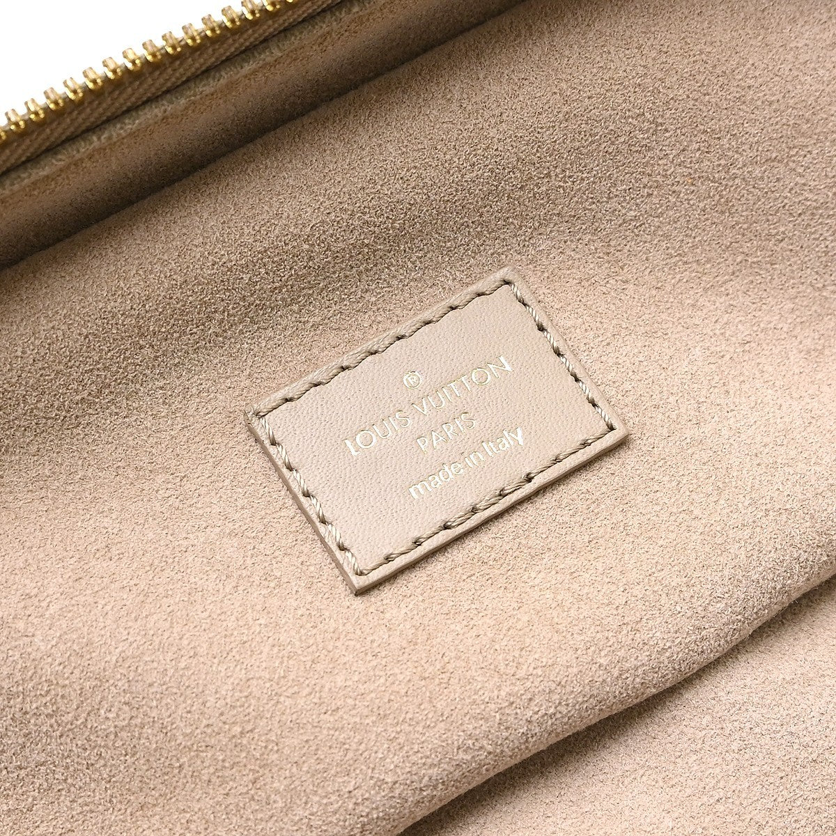 Louis Vuitton Vanity Monogram Empreinte Giant, Beige, Leather, Handbag