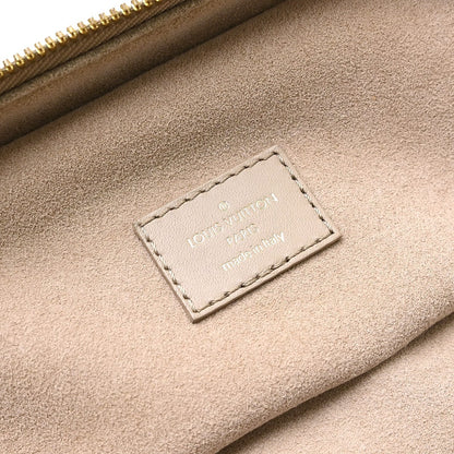 Louis Vuitton Vanity Monogram Empreinte Giant, Beige, Leather, Handbag
