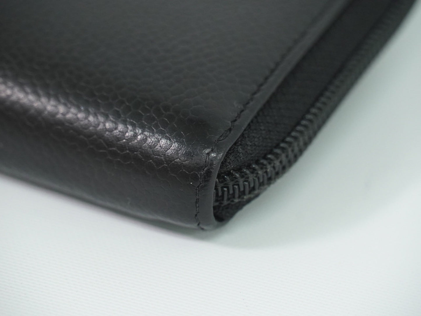 Chanel Timeless CC Zipped Caviar, Black, Leather, Wallet
