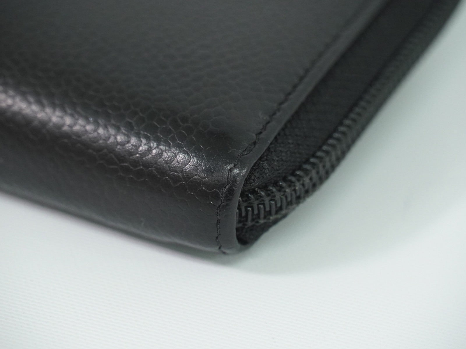 Chanel Timeless CC Zipped Caviar, Black, Leather, Wallet
