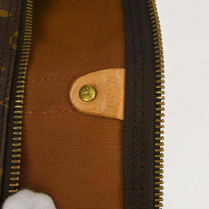 Louis Vuitton Keepall Bandoulière Monogram, Brown, Canvas, Travel Bag