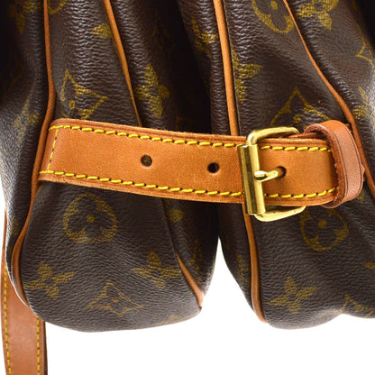 Louis Vuitton Saumur Monogram, Brown, Canvas, Shoulder Bag