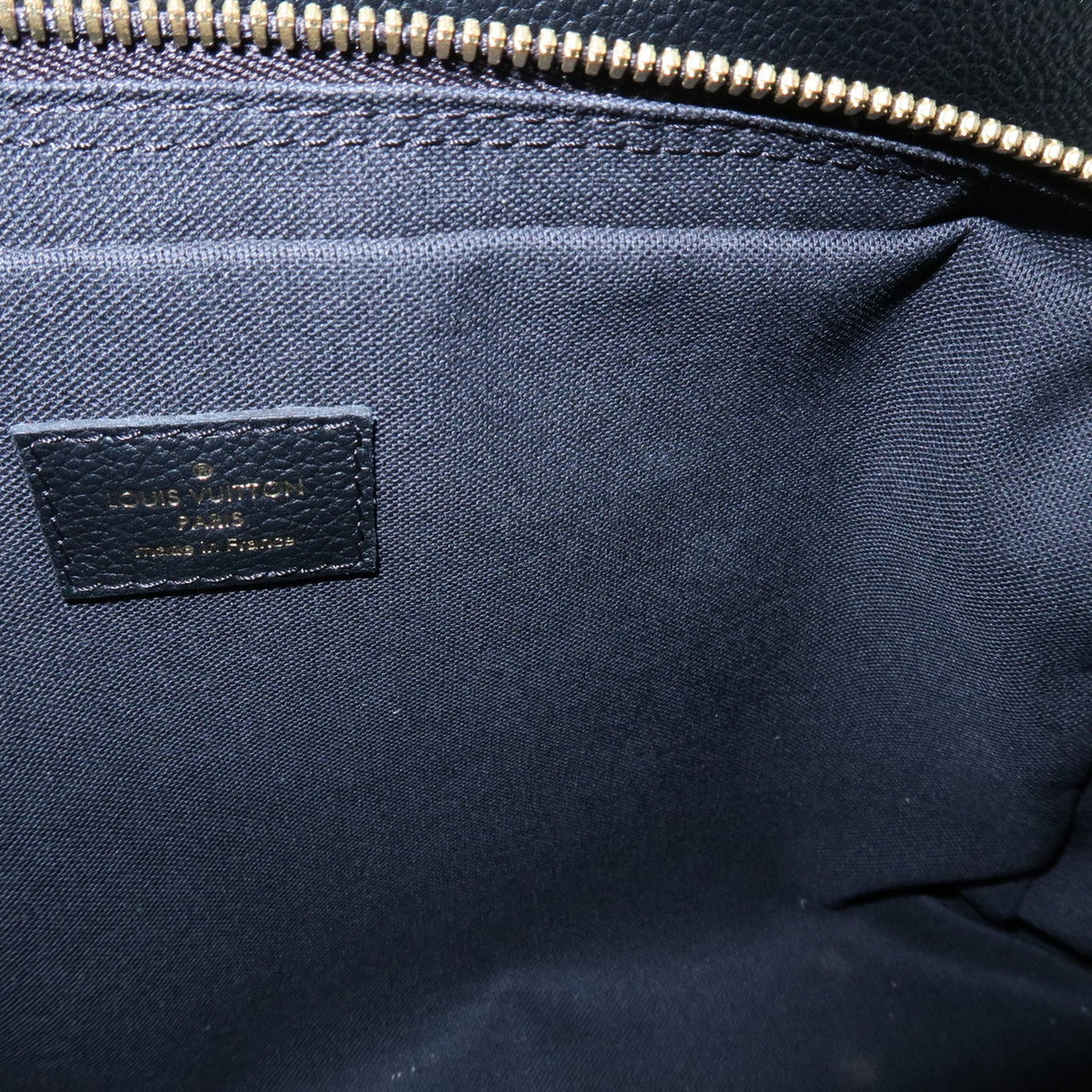 Louis Vuitton Vosges Whipstitch Monogram Empreinte Leather, Black, Leather, Handbag