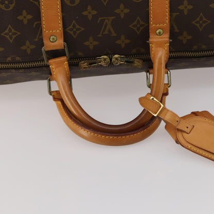 Louis Vuitton Keepall Monogram, Brown, Canvas, Travel Bag