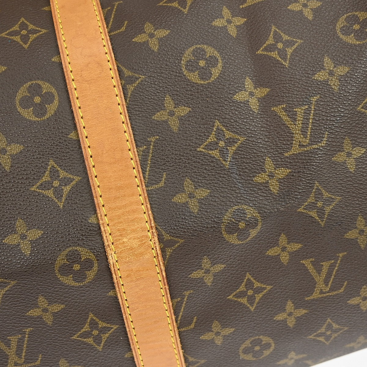 Louis Vuitton Keepall Monogram, Brown, Canvas, Travel Bag