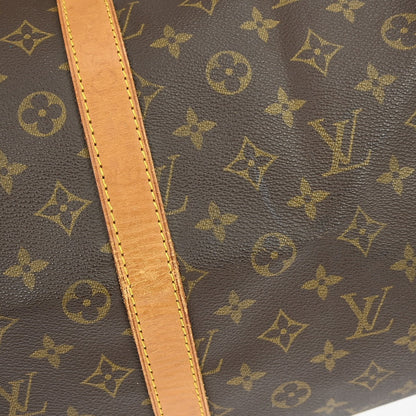 Louis Vuitton Keepall Monogram, Brown, Canvas, Travel Bag