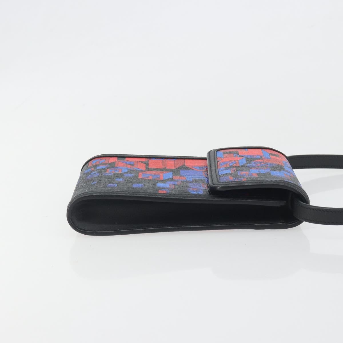 Gucci Flap Printed Coated Canvas, Multicolour, PVC, Shoulder Bag