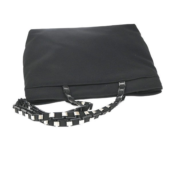 Salvatore Ferragamo Vala tote Nylon, Black, Nylon, Tote Bag