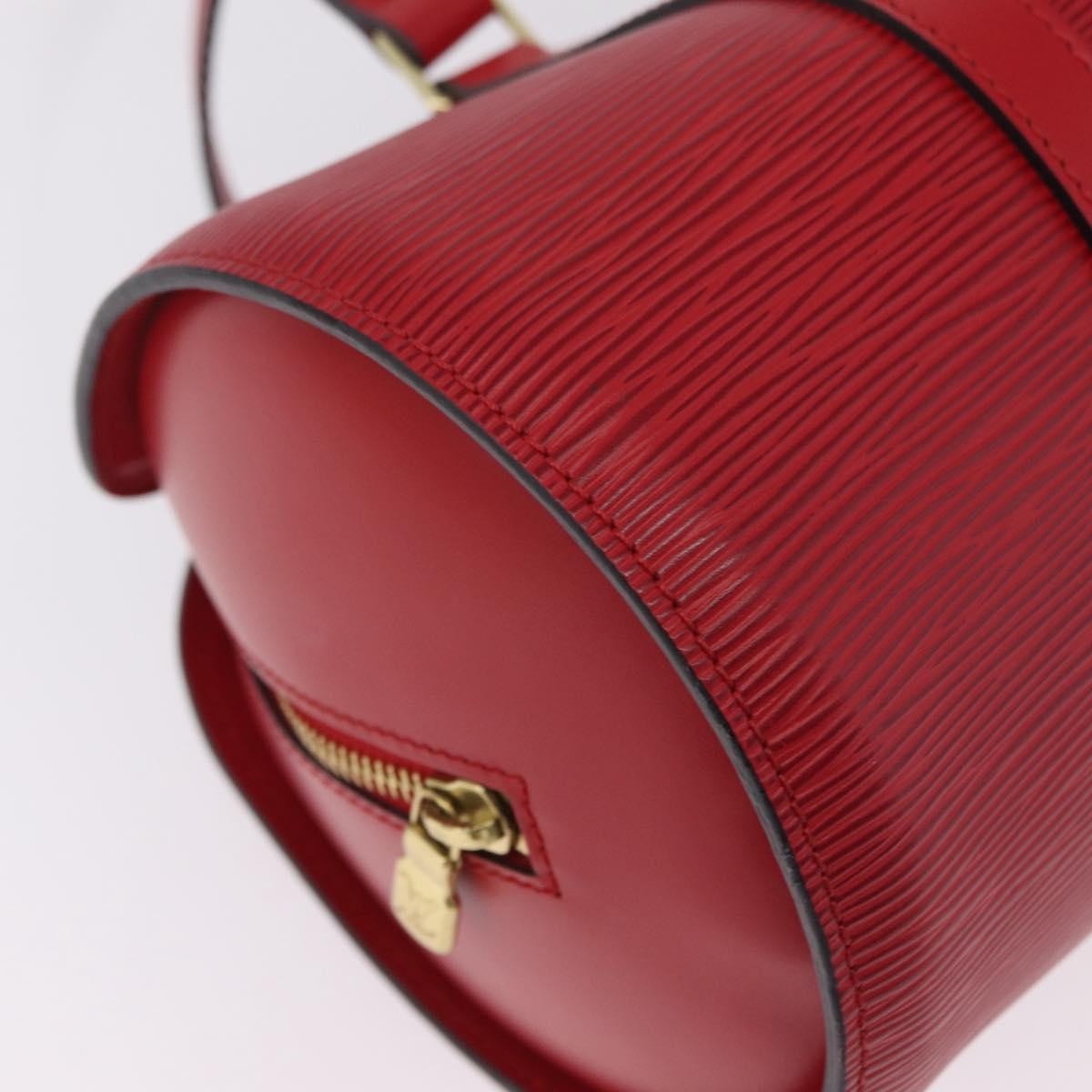Louis Vuitton Soufflot Epi Leather, Red, Leather, Tote Bag