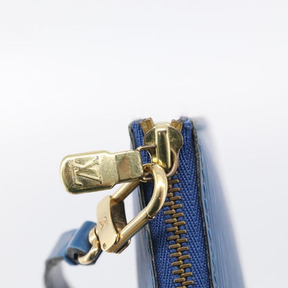 Louis Vuitton Pochette Accessoires Epi Leather, Blue, Leather, Clutch