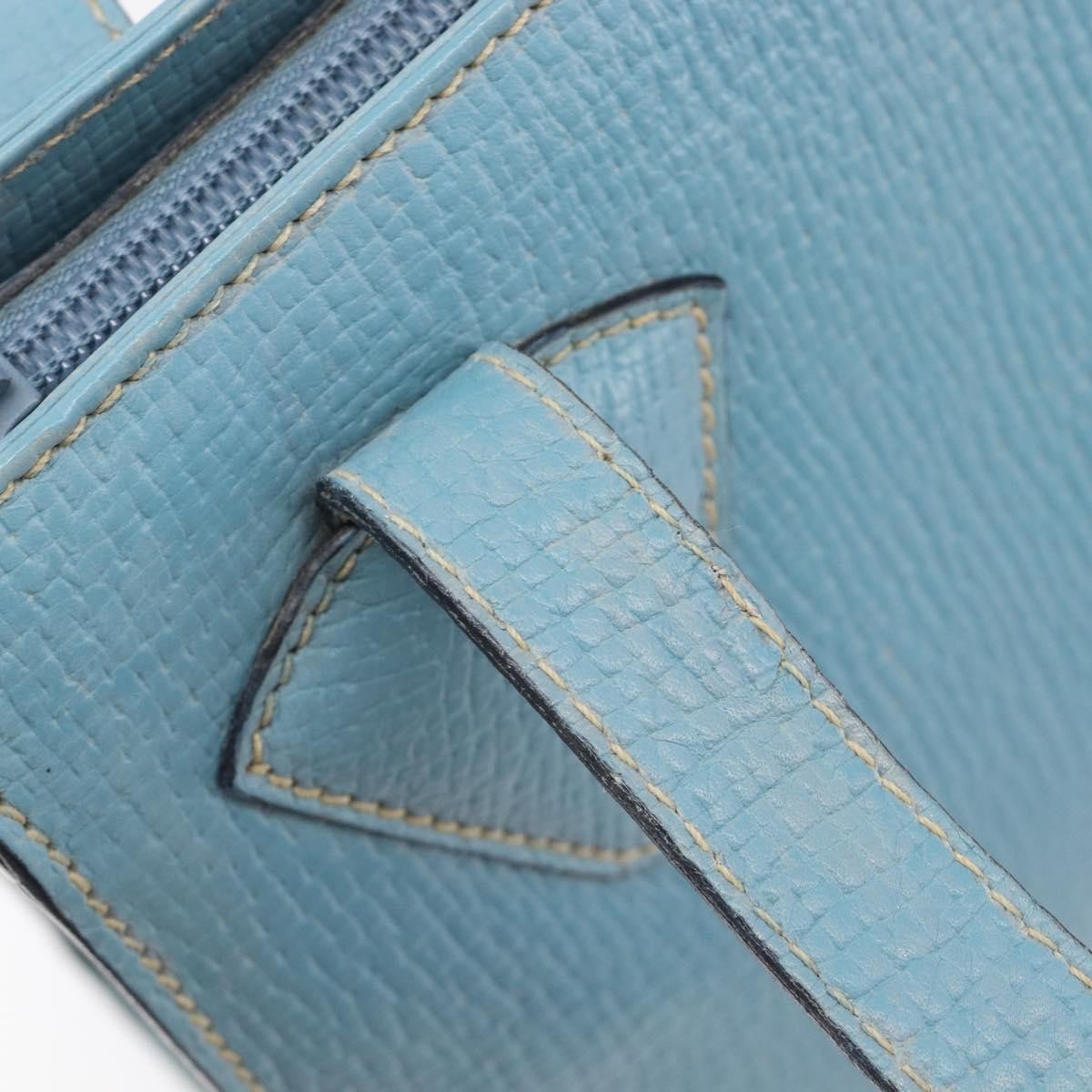 Loewe Tote Leather, Blue, Leather, Tote Bag