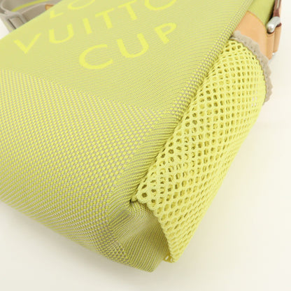 Louis Vuitton Cup Weathery Damier Geant Canvas, Green, Canvas, Handbag