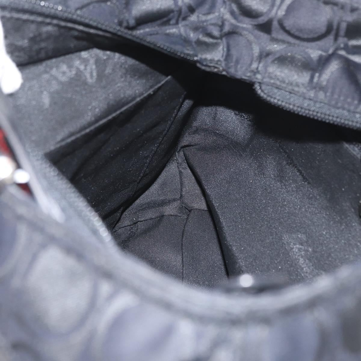 Salvatore Ferragamo Gancini Tote Gancini Canvas, Black, Canvas, Tote Bag