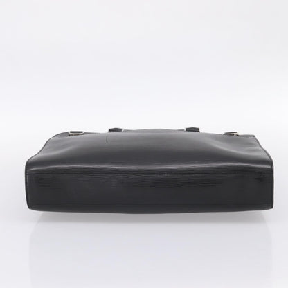 Louis Vuitton Bassano Epi Leather, Black, Leather, Briefcase