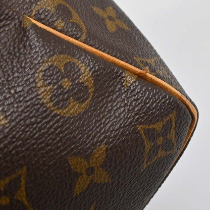 Louis Vuitton Speedy Monogram, Brown, Canvas, Handbag