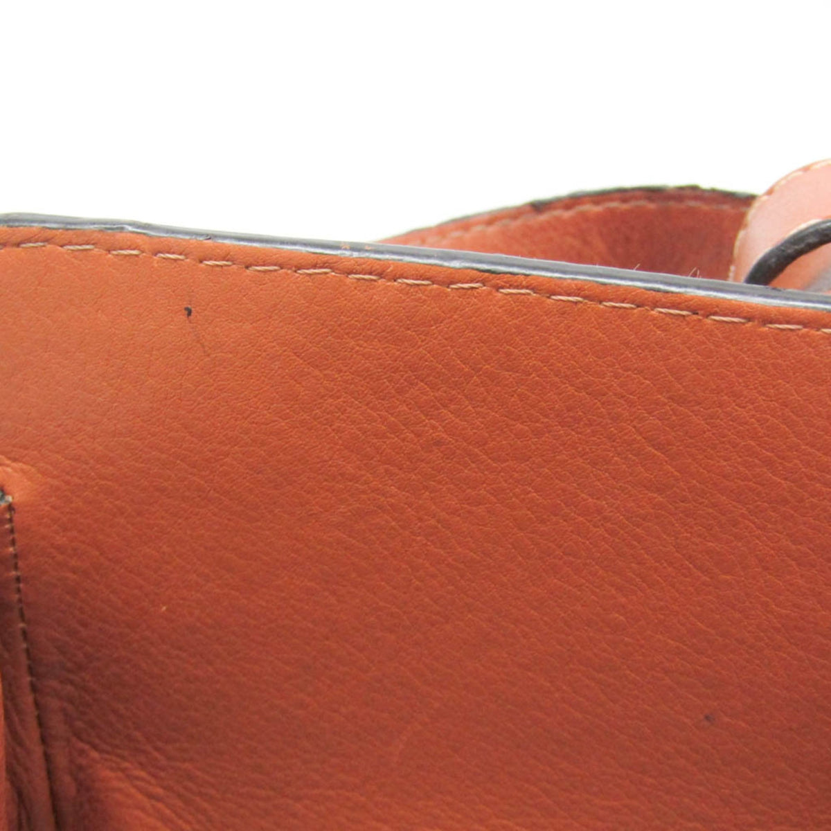 Loewe Hammock Leather and Canvas, Brown, Leather, Handbag
