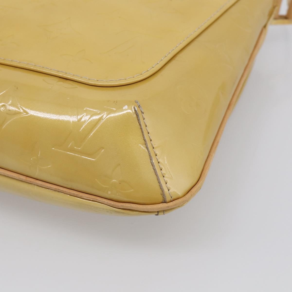 Louis Vuitton Thompson Street Monogram Vernis, Beige, Patent Leather, Shoulder Bag