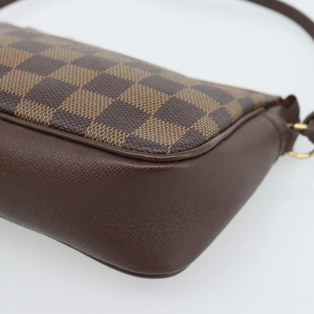 Louis Vuitton Trousse Make Up Damier, Brown, Canvas, Clutch