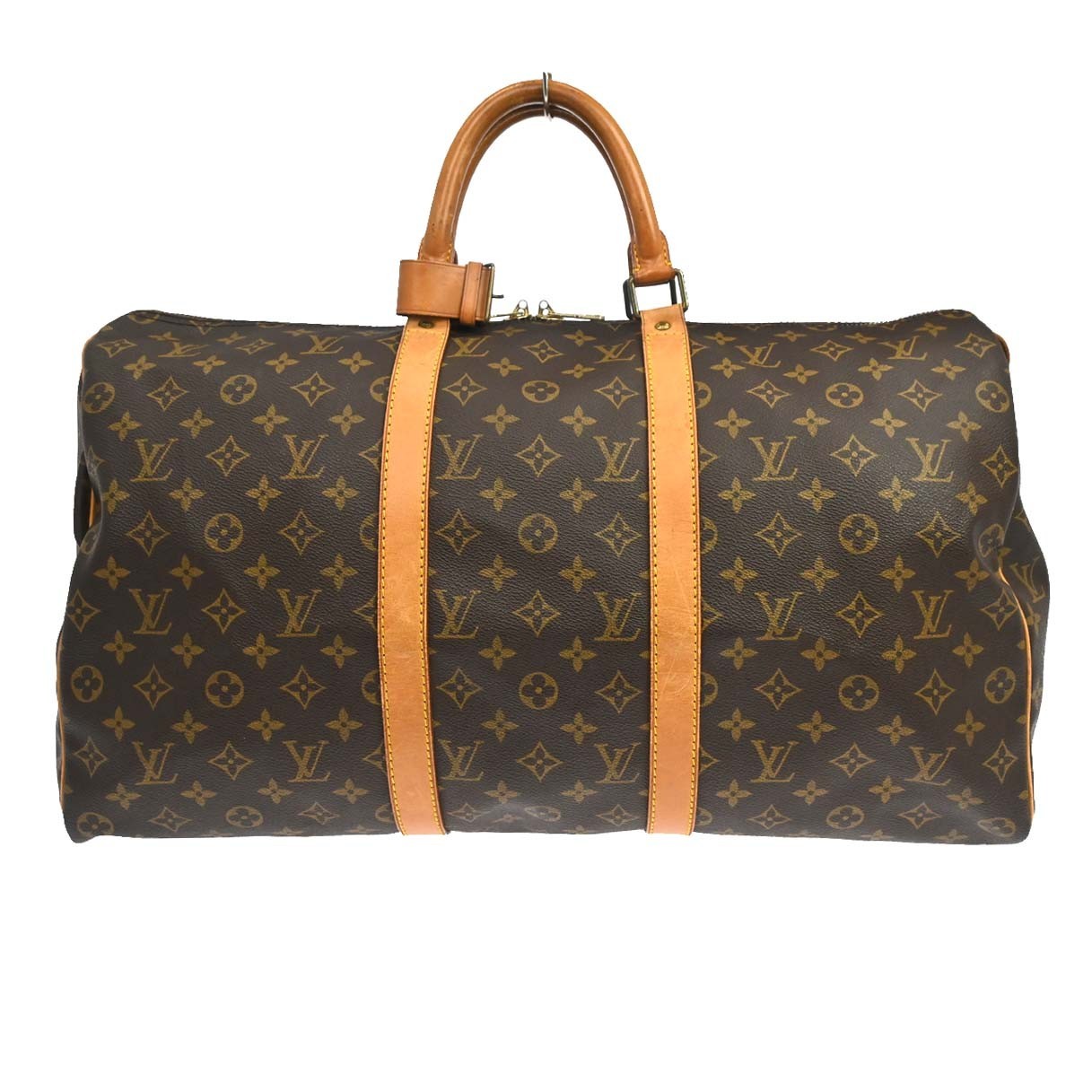Louis Vuitton Keepall Monogram Canvas, Brown, Canvas, Travel Bag