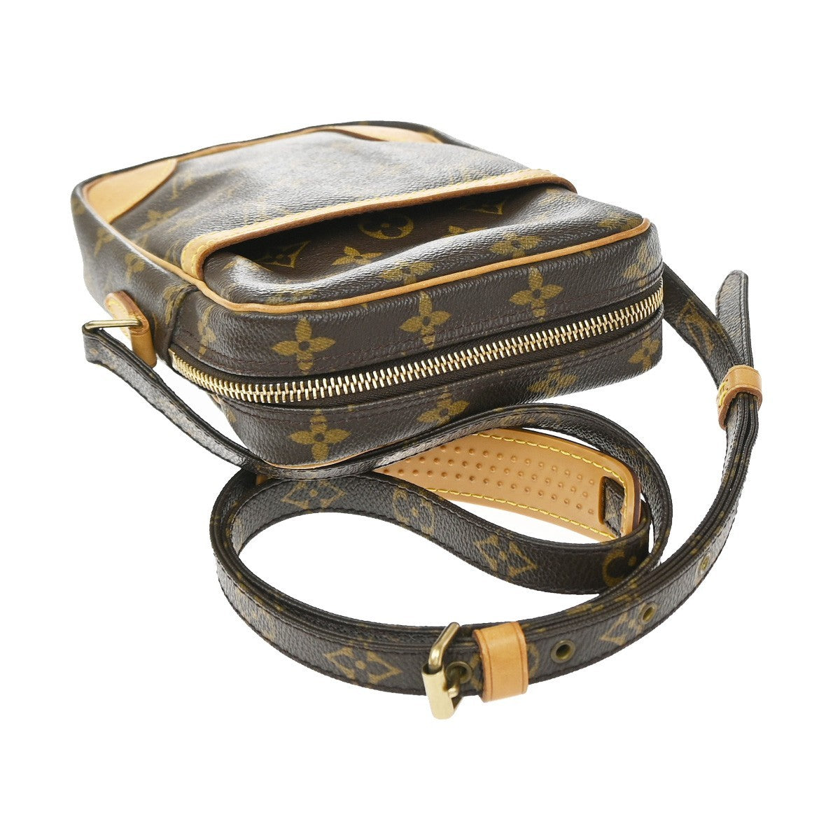 Louis Vuitton Danube Monogram Canvas, Brown, Canvas, Handbag