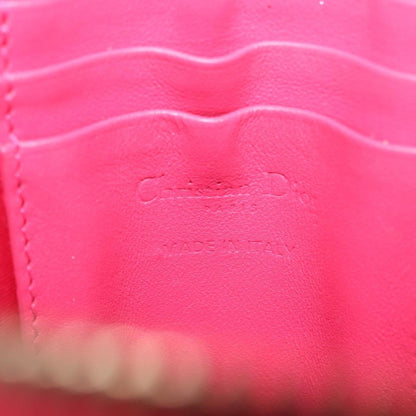 Christian Dior Lady Dior Phone Holder on Chain Cannage Quilt Lambskin, Pink, Leather, Clutch