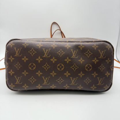 Louis Vuitton Neverfull Monogram Canvas, Brown, Canvas, Tote Bag