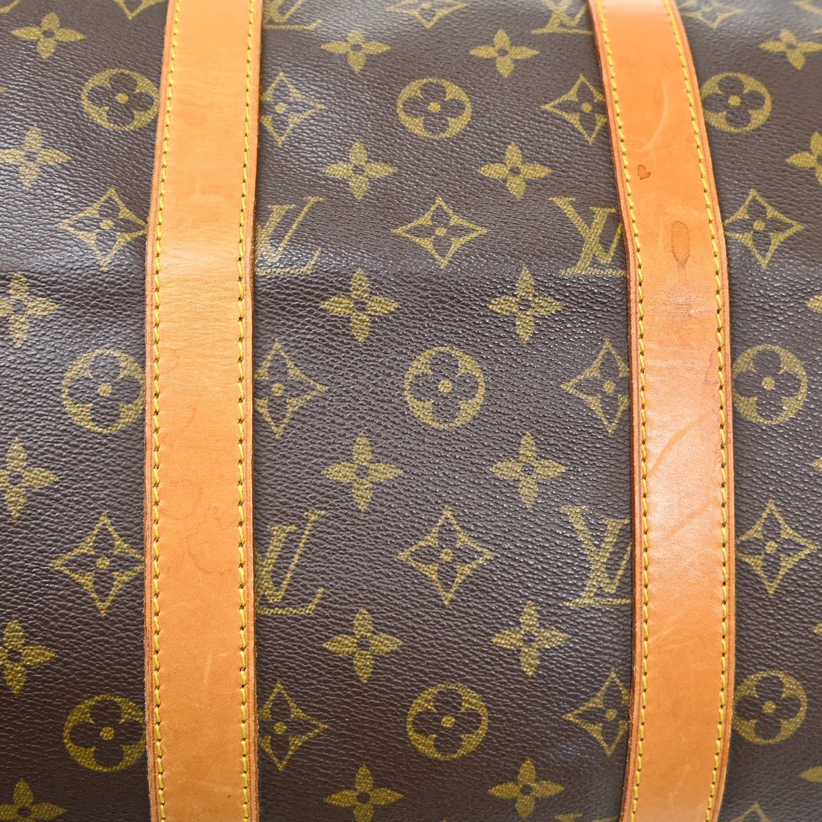 Louis Vuitton Keepall Monogram Canvas, Brown, Canvas, Travel Bag