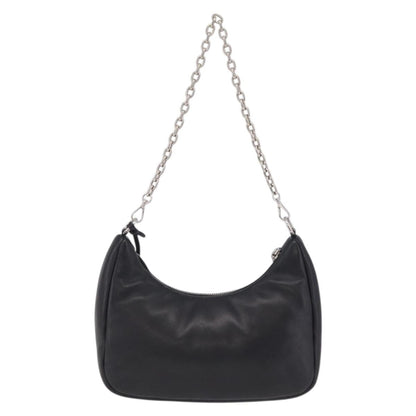 Prada Re-Edition 2005 Nappa Leather, Black, Leather, Shoulder Bag