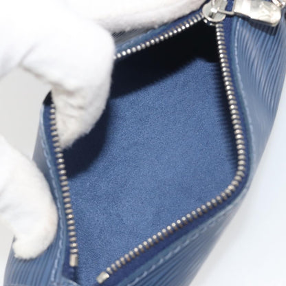 Louis Vuitton Soufflot Pochette Epi Leather, Blue, Leather, Clutch
